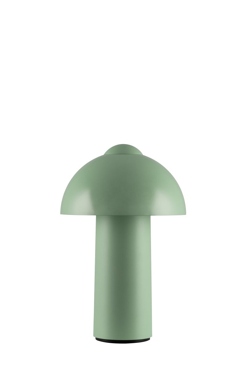 Buddy 25cm Grön portabel från Globen Lighting - Den &auml;r IP44-klassad och passar d&auml;rf&ouml;r utm&auml;rkt f&ouml;r b&aring;de inom- och utomhusbruk, men b&ouml;r f&ouml;rvaras inomhus n&auml;r den inte anv&auml;nds.