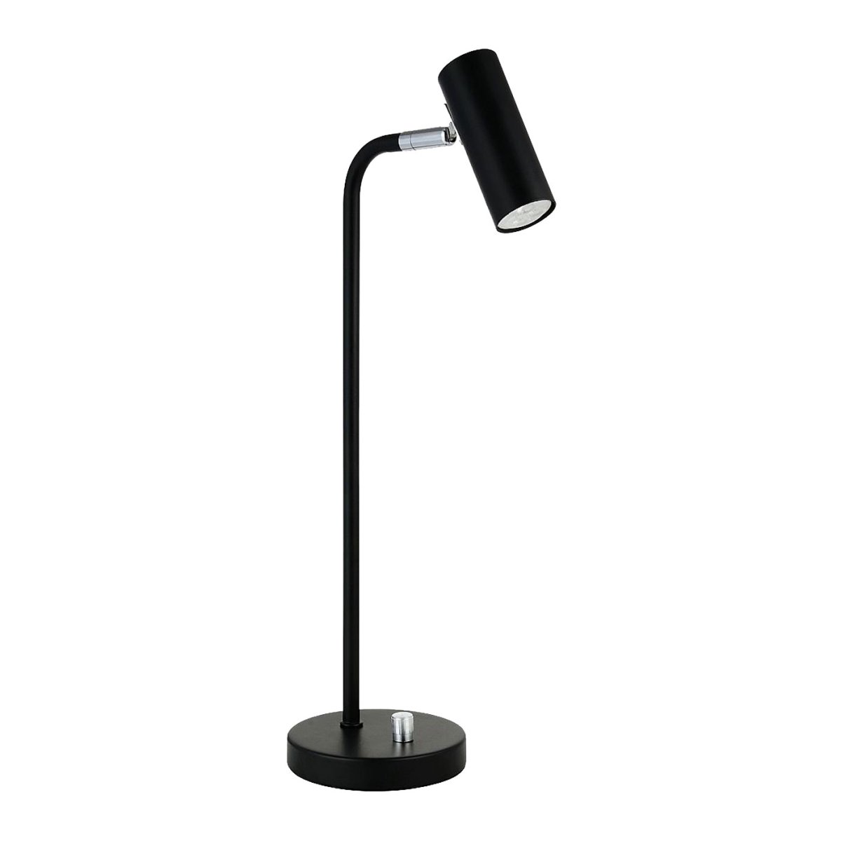 Mini 43cm Svart skrivbordslampa från Oriva - Bordslampa Mini i svart metall med kromdetaljer &auml;r en stilren och praktisk lampa.