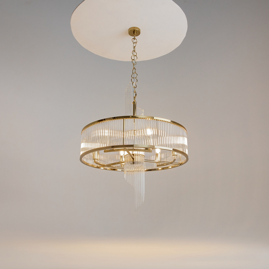 Frame Ø58 Guld taklampa från Maytoni - Perfekt att placera i hallen, matsalen eller vardagsrummet d&auml;r den b&aring;de ger funktionellt ljus och en dekorativ touch.