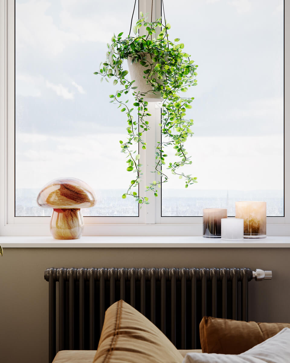 Mira Mushroom 30cm Natur bordslampa från By Rydéns - Lampan &auml;r inte bara en funktionell ljusk&auml;lla utan ocks&aring; en konstn&auml;rlig detalj som lyfter fram din inredning med sin naturinspirerade design och handgjorda kvalitet.