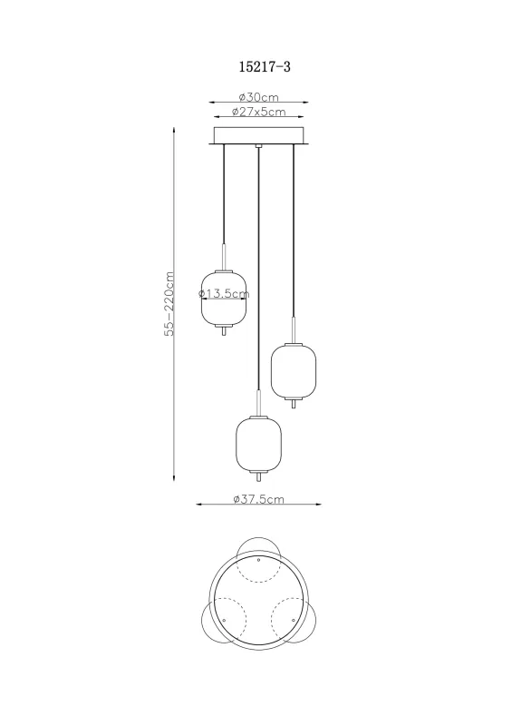 Ewald Ø38 Mässing taklampa från Globo Lighting - &nbsp;Lampan &auml;r tillverkad av en exklusiv kombination av m&auml;ssing, mattsvart metall och opalglas, vilket ger en sofistikerad och harmonisk k&auml;nsla.