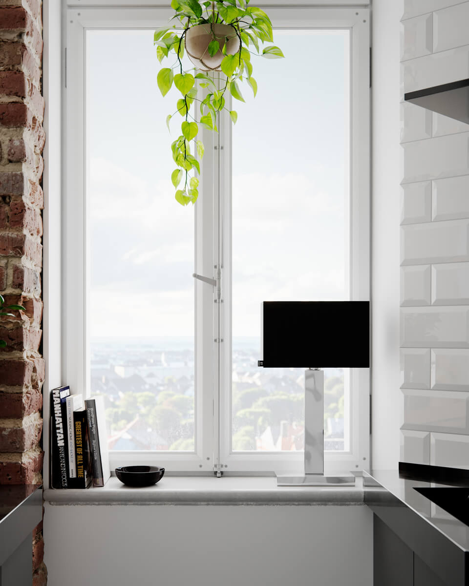 Prime 47cm Krom bordslampa från By Rydéns - Utforska m&ouml;jligheterna med Prime-bordslampan i metall och tygsk&auml;rm och l&aring;t dess eleganta design och subtila belysning ge en f&ouml;rtrollande effekt i ditt f&ouml;nster.