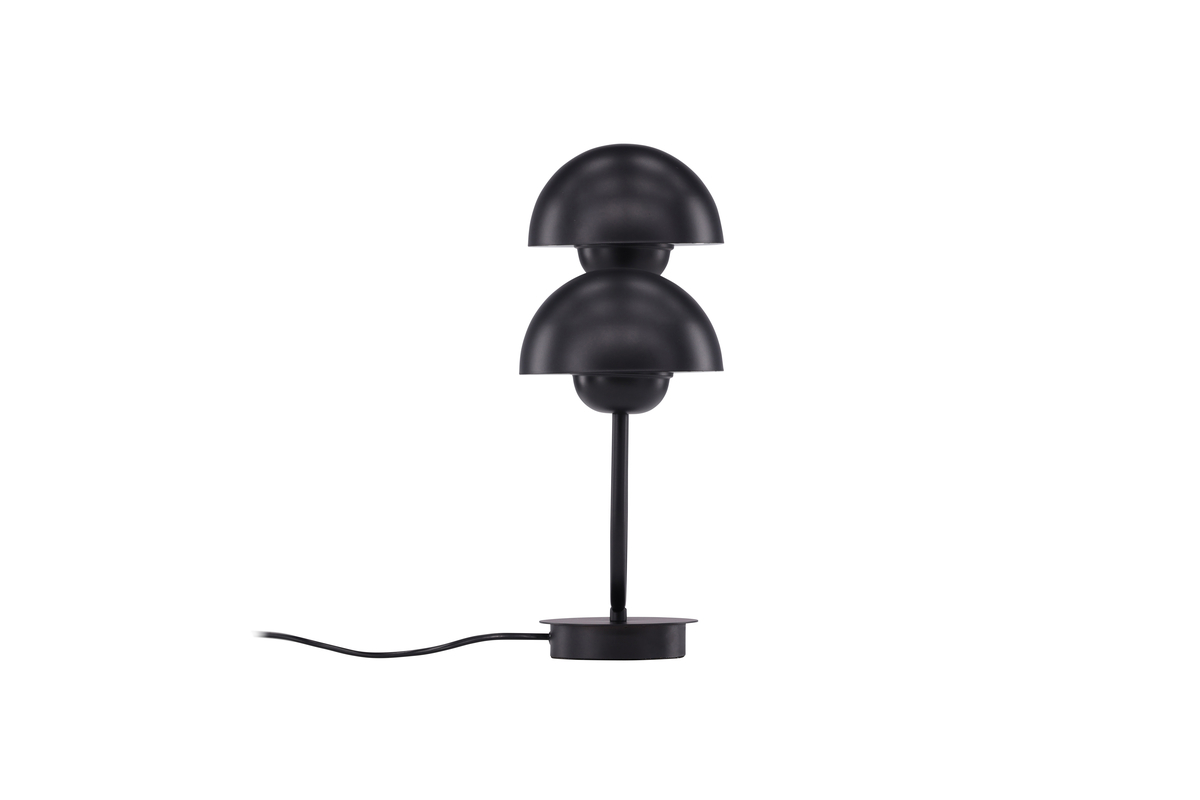 Lyckorna 38cm Svart bordslampa från Venture Design - Den h&auml;r lampan passar perfekt till dig som s&ouml;ker en dekorativ men samtidigt stilren lampa med en mjuk design som passar in i de flesta rum och inredningsstilar.