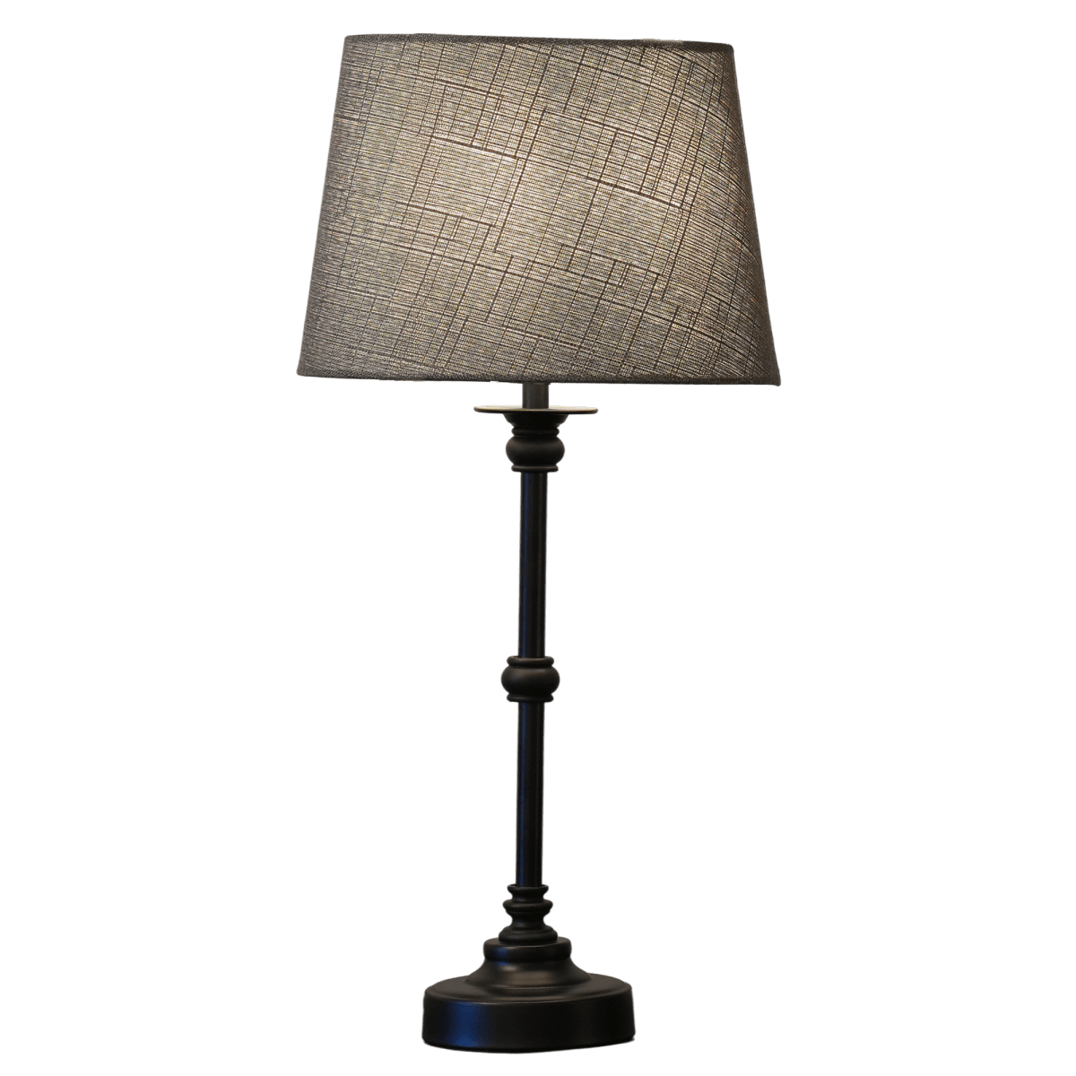 Axel Mini 50cm Svart bordslampa från Lampan - Axel mini &auml;r en stilren bordslampa med ett klassiskt uttryck och dekorativa detaljer.