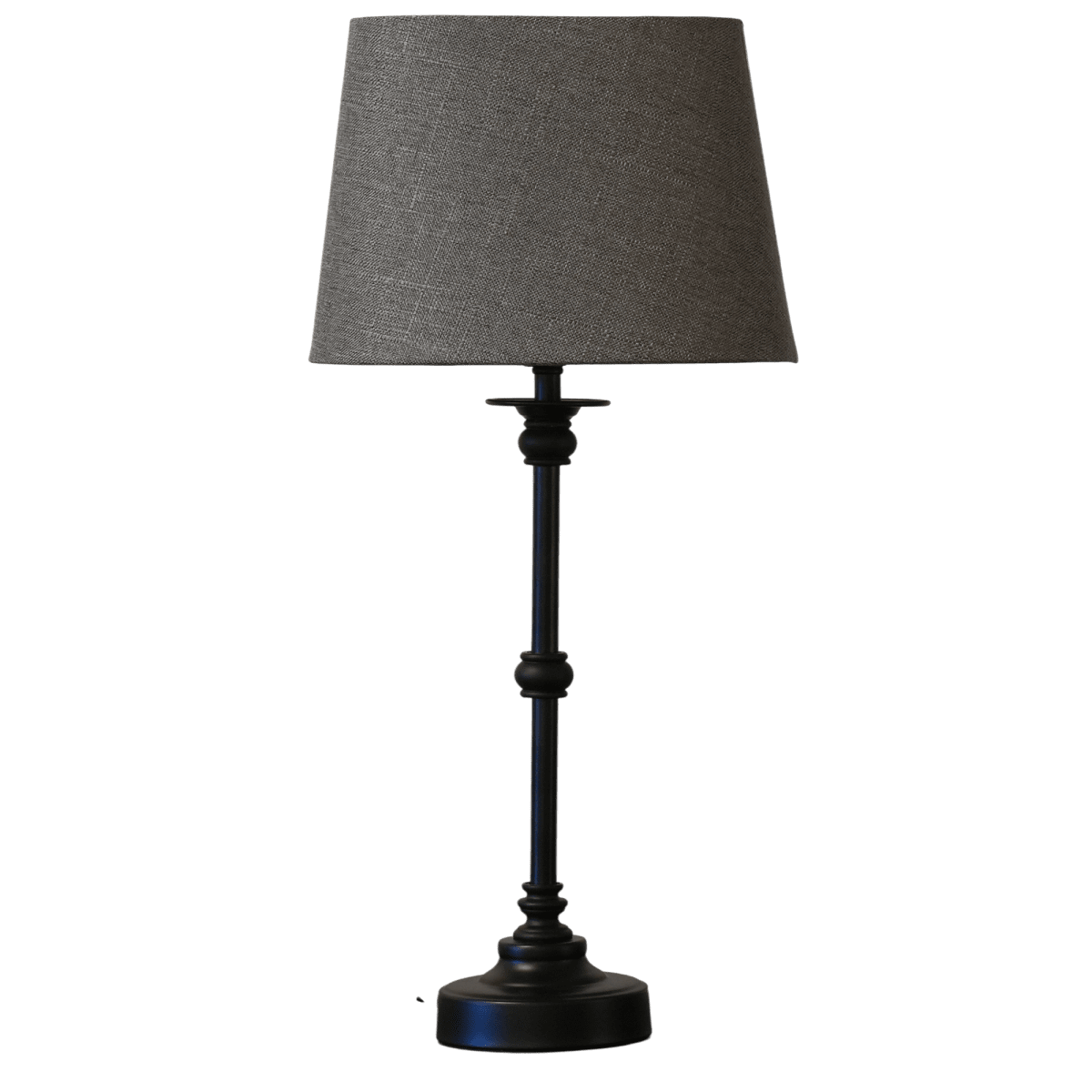 Axel Mini 50cm Svart bordslampa från Lampan - Axel mini &auml;r en stilren bordslampa med ett klassiskt uttryck och dekorativa detaljer.