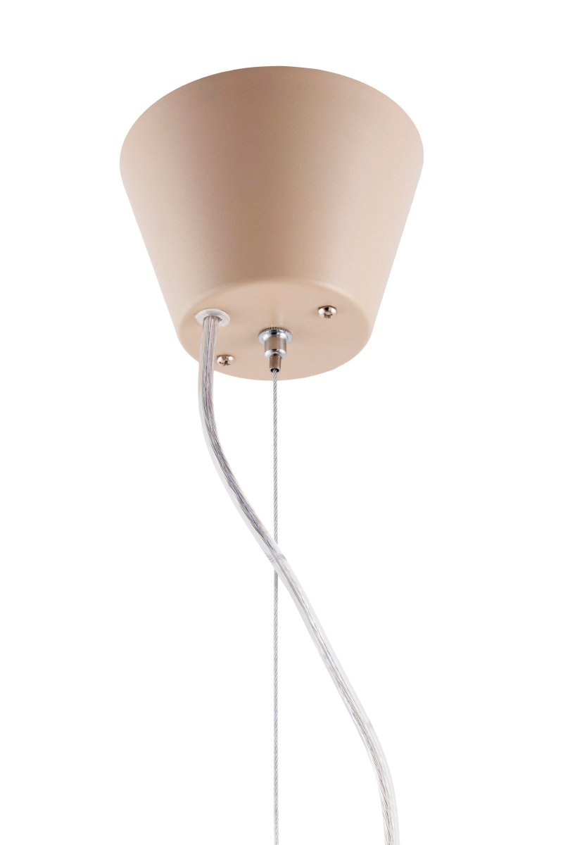 Mammut Ø30 Travertin taklampa från Globen Lighting - Mammut &auml;r en exklusiv och lekfull taklampa med dess korta toppdel i sten och stora glaskupa.