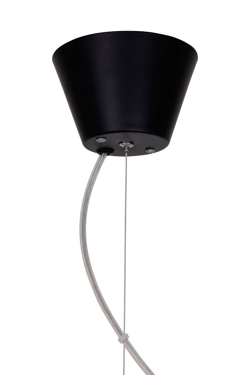 Mammut Ø30 Svart taklampa från Globen Lighting - Mammut &auml;r en exklusiv och lekfull taklampa med dess korta toppdel i sten och stora glaskupa.