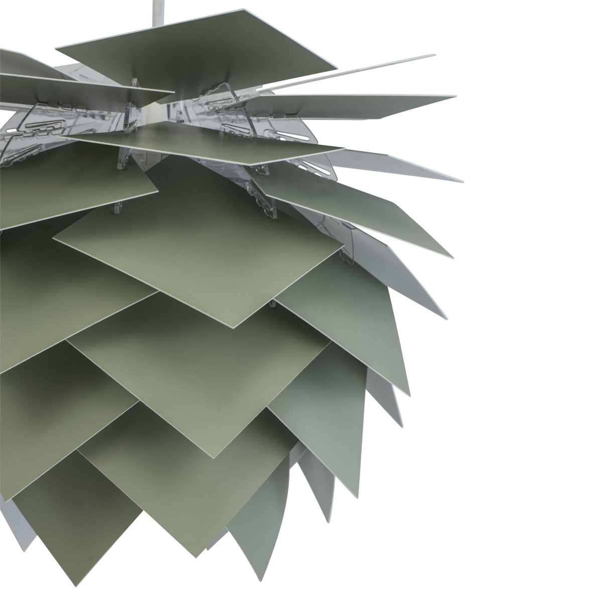 Illumin Ø35 Grön taklampa från Dyberg Larsen - Lampan levereras i en elegant svart box med en unik Rosetta-takkopp, ett 3 meter l&aring;ngt tygsladd och delar som du enkelt monterar sj&auml;lv.