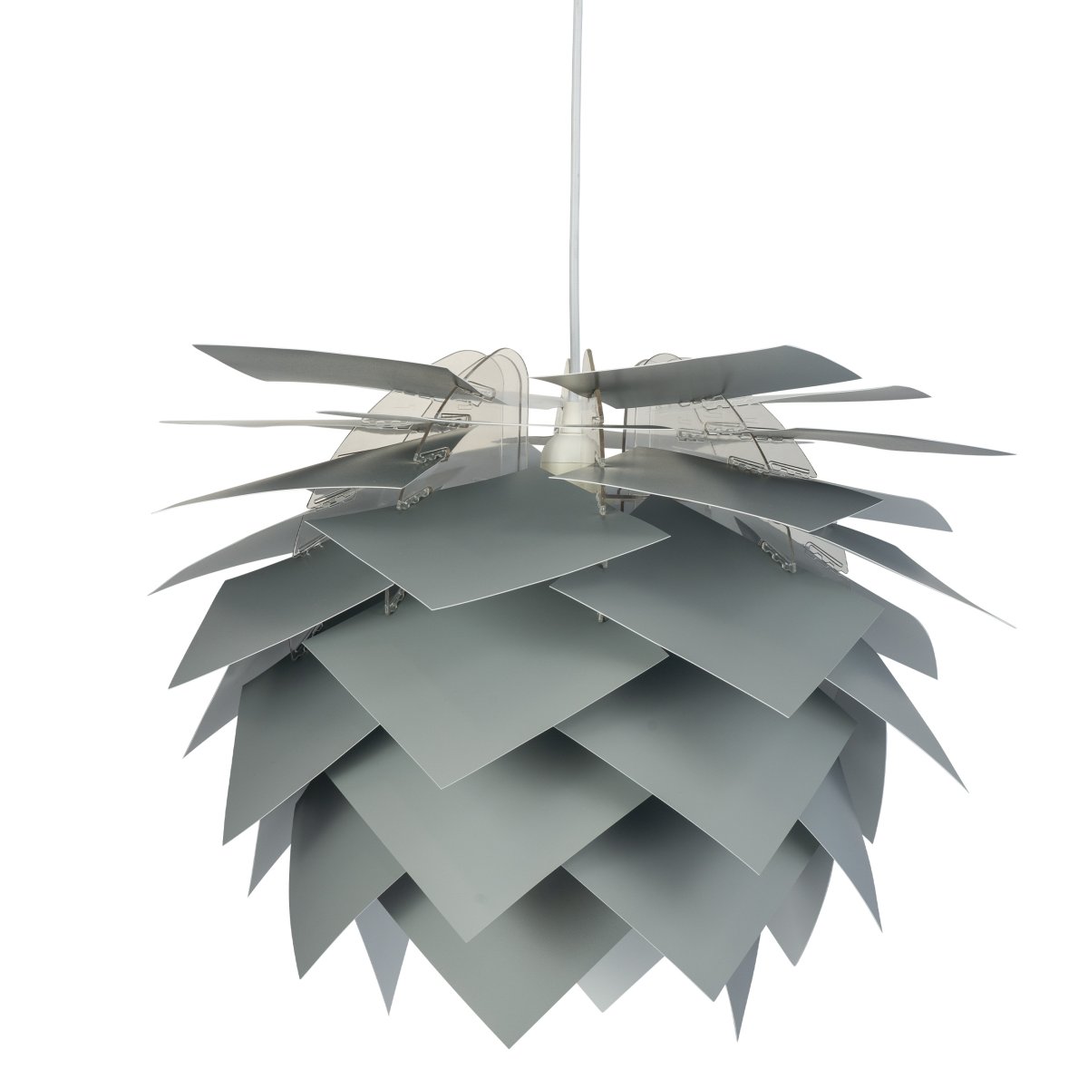 Illumin Ø45 Grå taklampa från Dyberg Larsen - Med sju f&auml;rgalternativ och utbytbara blad kan du enkelt f&ouml;rnya lampan utan att beh&ouml;va k&ouml;pa en helt ny.