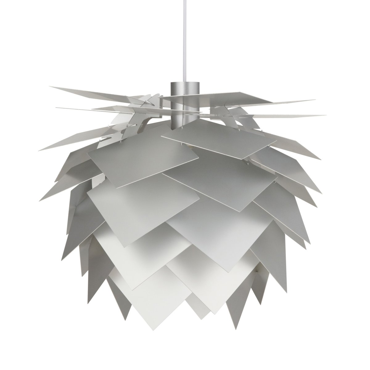 Pineapple Ø45 Aluminium taklampa från Dyberg Larsen - Pineapple-lampan i aluminium inspiration &auml;r en elegant och unik taklampa som f&ouml;renar dansk design med en tidl&ouml;s estetik.
