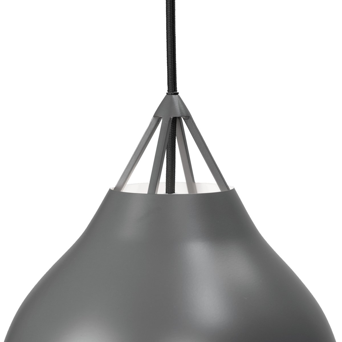 Pyra Ø30 Grå taklampa från Dyberg Larsen - Pyra &auml;r designad av Frank Kerdil f&ouml;r Dyberg Larsen, och &auml;r en lampa som f&ouml;rh&ouml;jer b&aring;de ljuskvalitet och stil i ditt hem.