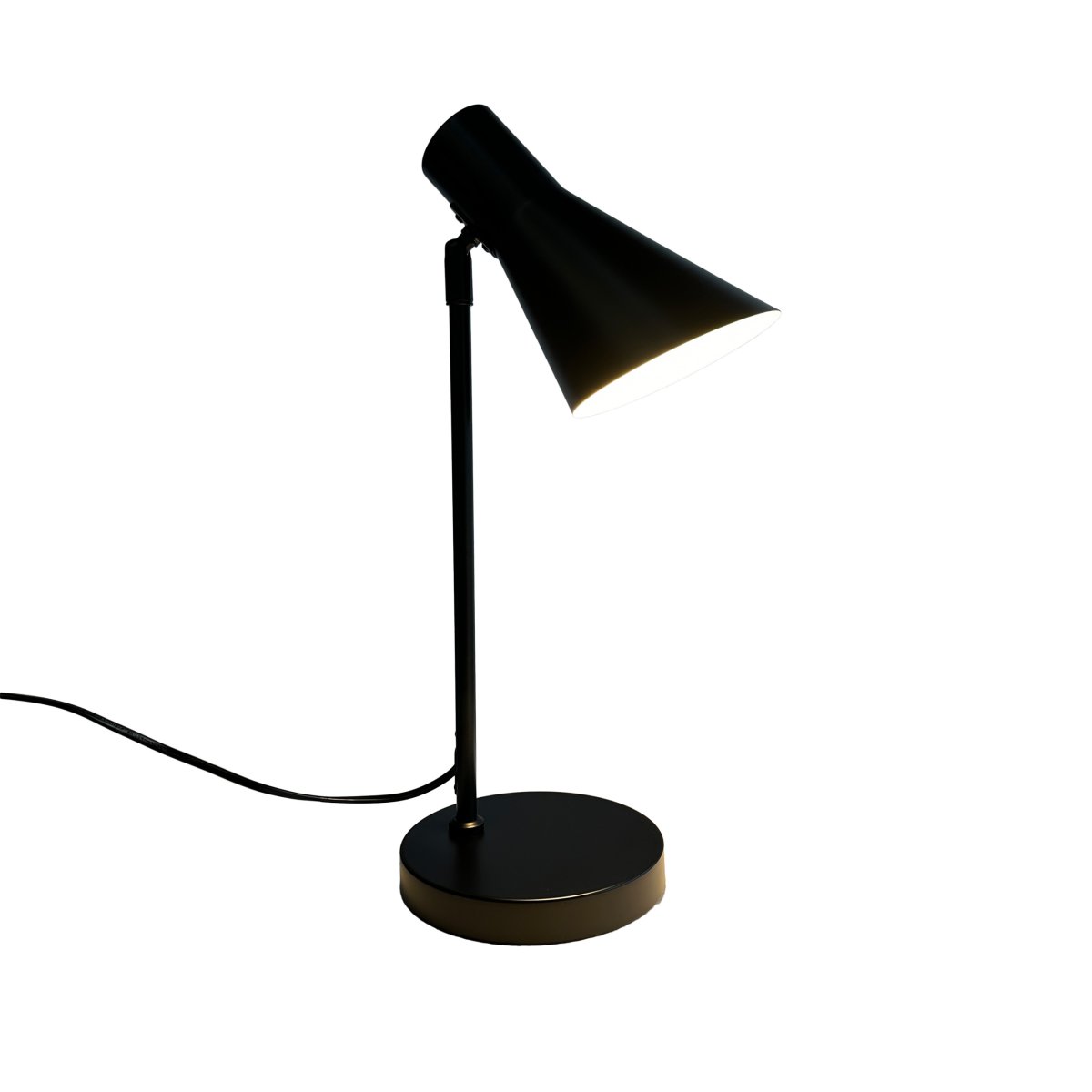 Denver 45cm Svart skrivbordslampa från Dyberg Larsen - Lamporna ger ett behagligt och funktionellt ljus som passar i alla rum.