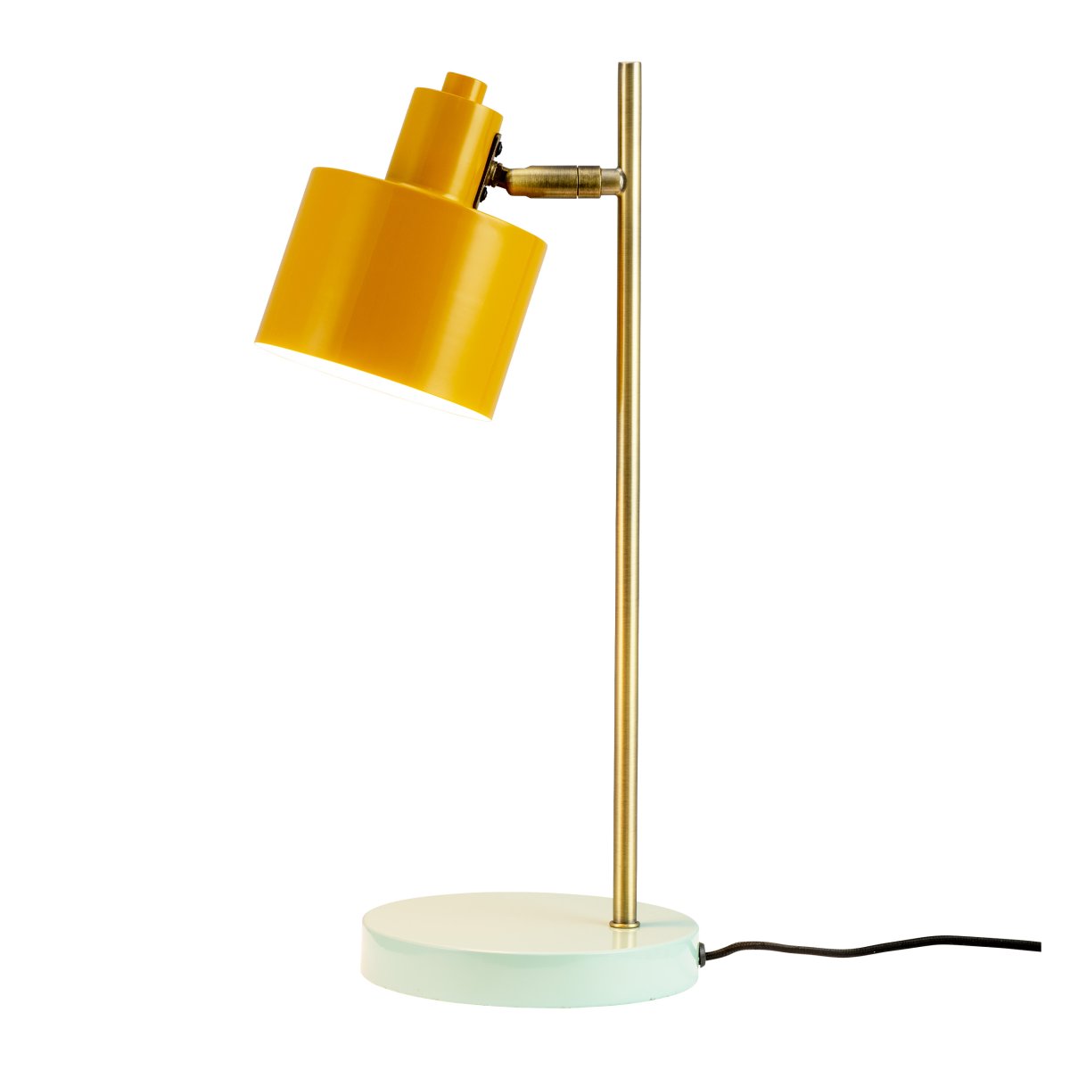 Ocean 43cm Flerfärgad skrivbordslampa från Dyberg Larsen - Ocean charmar med sin retrodesign och en touch av modern stil, vilket g&ouml;r den idealisk b&aring;de i sovrummet och som indirekt ljusk&auml;lla i vardagsrummet.