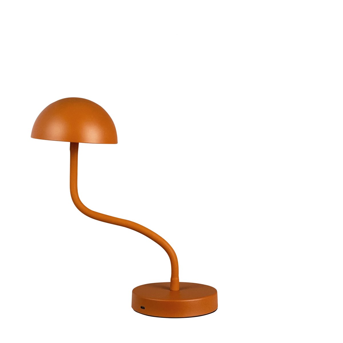 Fonzy 38cm Terracotta portabel från Dyberg Larsen - Fonzy bordslampa &auml;r b&aring;de rolig och praktisk, och dess flexibilitet g&ouml;r den till ett perfekt val f&ouml;r den som vill ha en lampa som &auml;r b&aring;de funktionell och stilren.