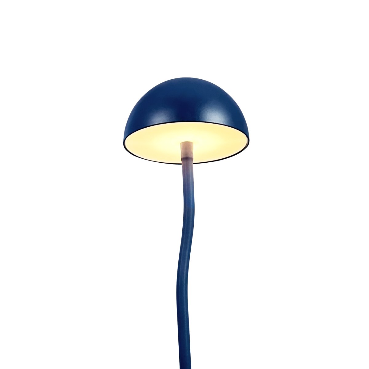 Fonzy 38cm Blå portabel från Dyberg Larsen - Fonzy bordslampa &auml;r b&aring;de rolig och praktisk, och dess flexibilitet g&ouml;r den till ett perfekt val f&ouml;r den som vill ha en lampa som &auml;r b&aring;de funktionell och stilren.