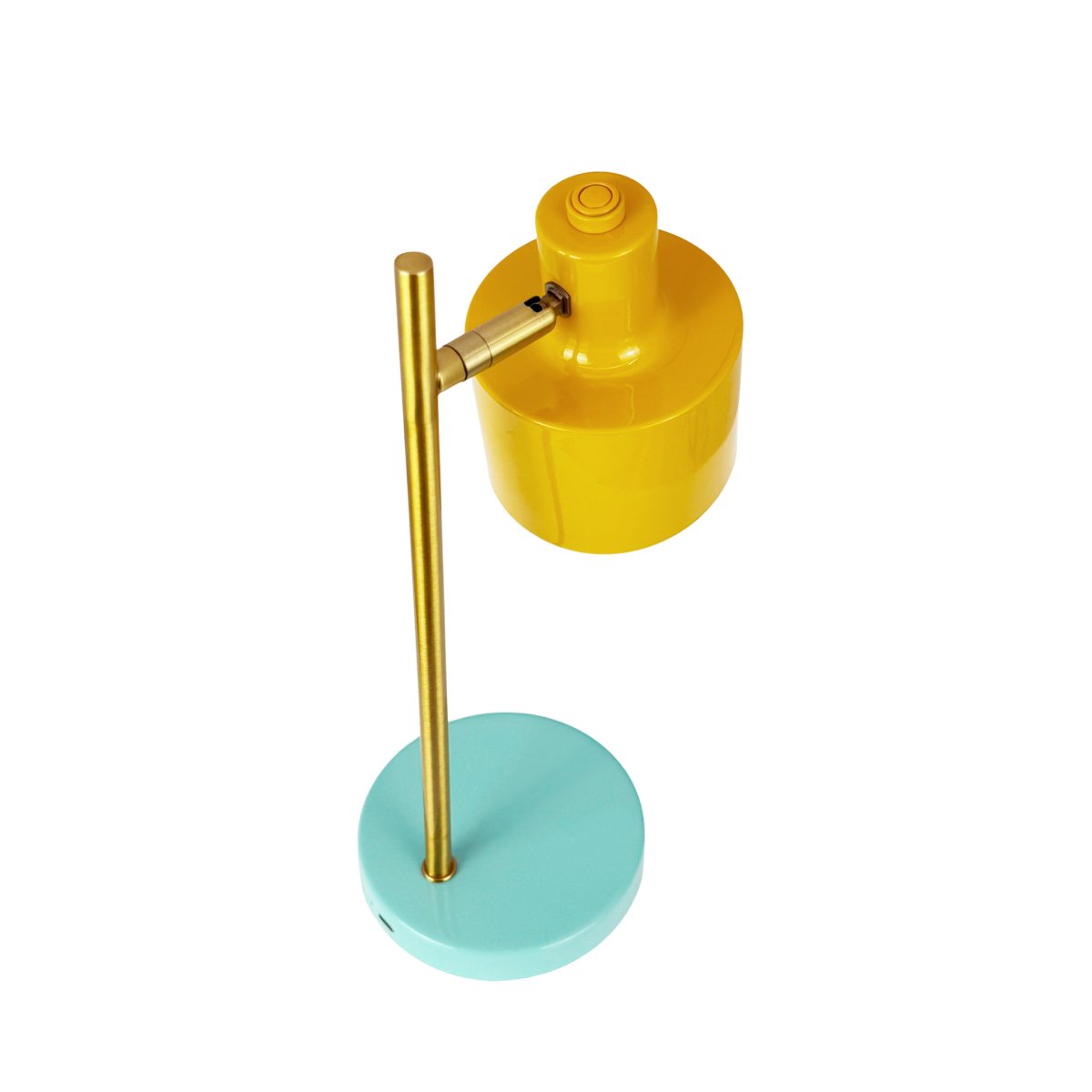 Ocean Mini 28cm Flerfärgad portabel från Dyberg Larsen - Fulladdad p&aring; cirka 6 timmar och den lyser i upp till 20 timmar p&aring; l&auml;gsta ljusstyrkan och upp till 4 timmar p&aring; h&ouml;gsta.