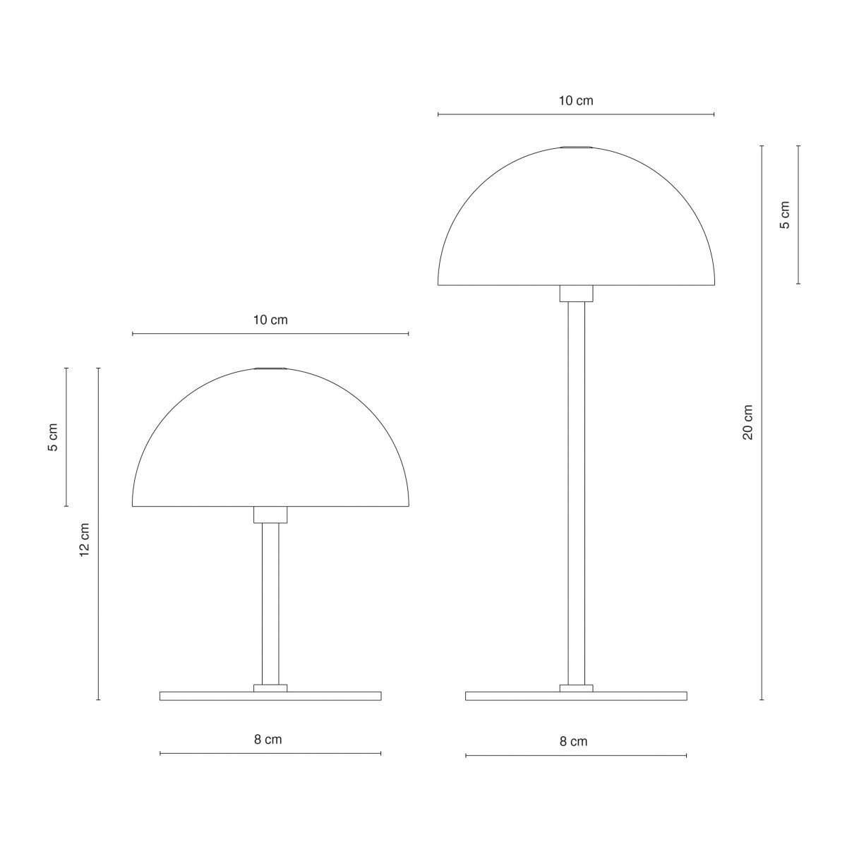 Along set 20cm Orange portabel från Dyberg Larsen - Lamporna &auml;r uppladdningsbara och laddas fullt p&aring; cirka 6 timmar och lyser upp till 20 timmar p&aring; l&auml;gsta ljusstyrkan samt upp till 4 timmar p&aring; h&ouml;gsta.