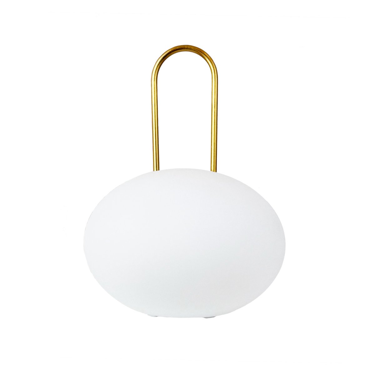 Dyberg Larsen - Ellipse 27cm - Portabel lampa - Vit