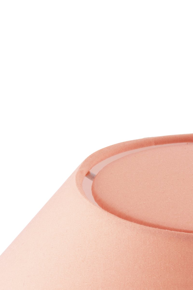 Iris 50cm Rosa bordslampa från Globen Lighting - Notera att luftbubblorna i glaset varierar i storlek och skapar ett unikt m&ouml;nster f&ouml;r varje lampa, d&auml;rf&ouml;r kan lampan just du f&aring;r avvika en aning fr&aring;n bilderna.