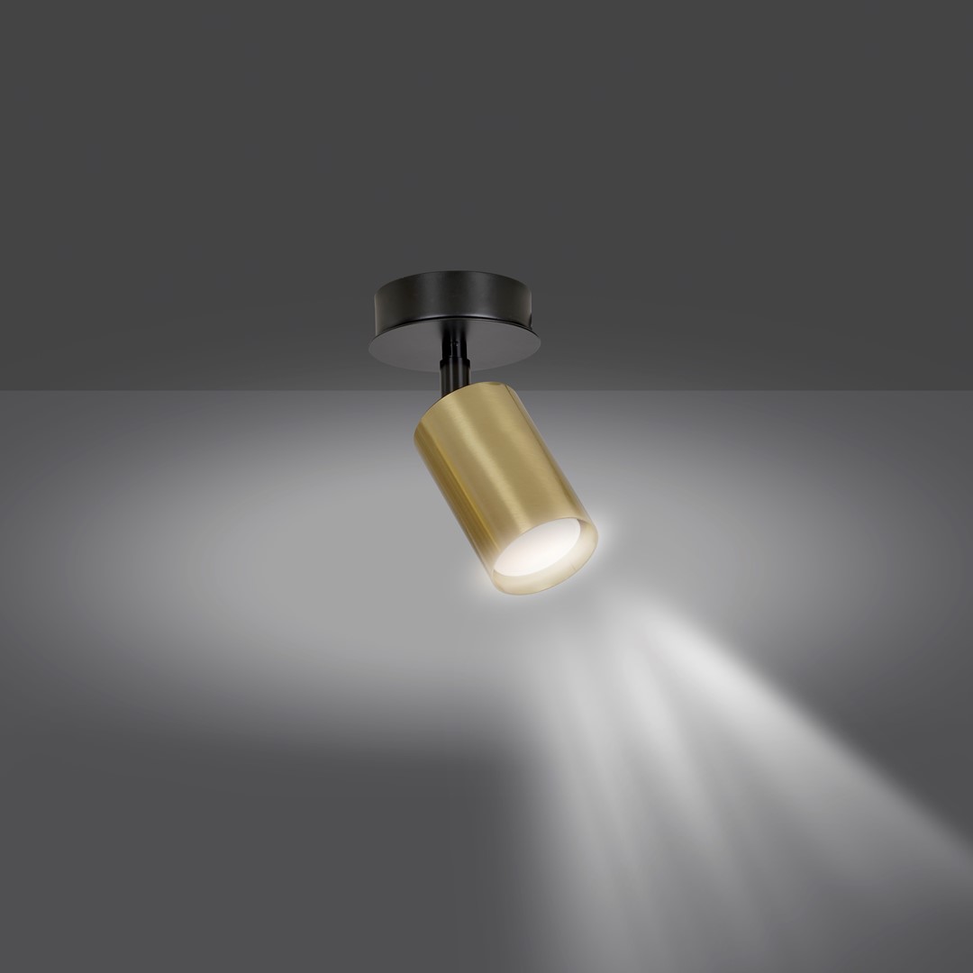 Zen Guld spotlight från Emibig Lighting - Zen &auml;r en spotlightsserie som passar perfekt i b&aring;de moderna och klassiska inredningar.