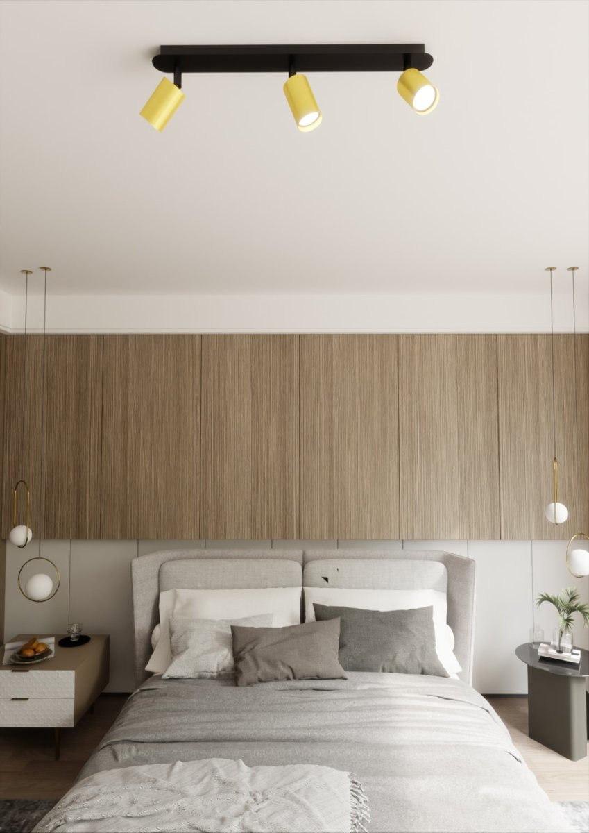 Zen 3 Guld spotlight från Emibig Lighting - Zen &auml;r en spotlightsserie som passar perfekt i b&aring;de moderna och klassiska inredningar.