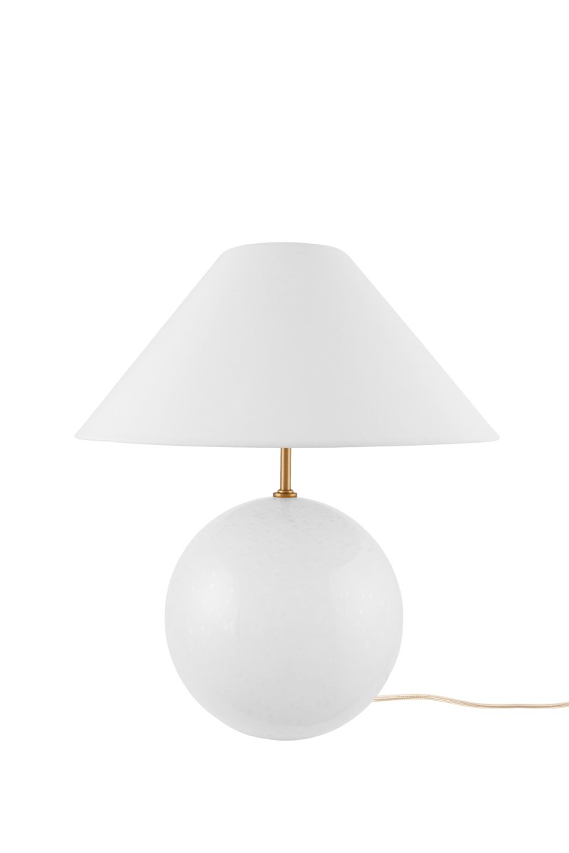 Globen Lighting - Iris 40cm - Bordslampa - Vit