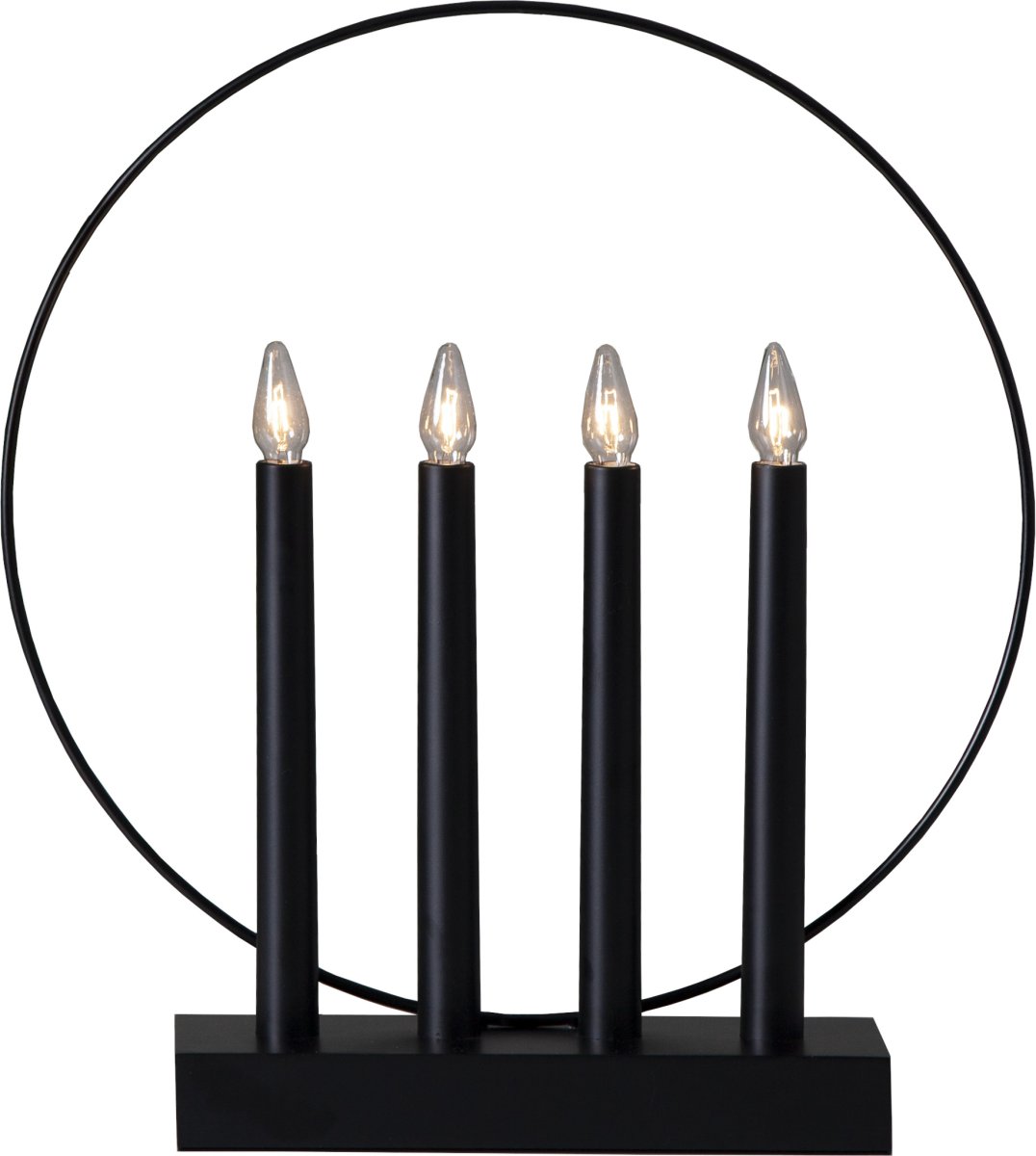 Star Trading - Glossy - Adventsljusstake - Svart