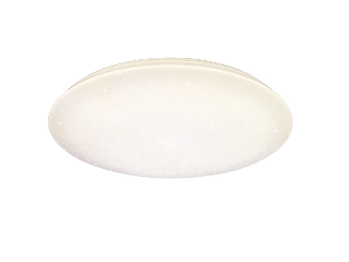 Nagano Ø80 Vit plafond från Trio Lighting - Med sin trendiga starlight-kappa och runda design ger den det perfekta ljuset f&ouml;r varje st&auml;mning.