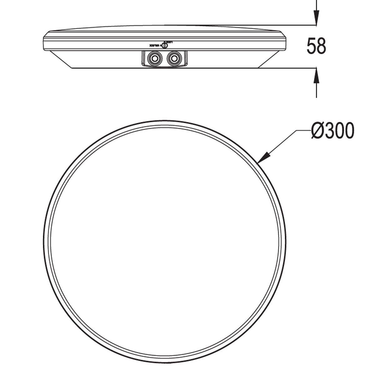 Canopy Sensor Ø30 Vit från Designlight - Canopy &auml;r utformad f&ouml;r snabb och enkel installation g&aring;r att montera i takdosa (70mm mellan skruvh&aring;l) och med utanp&aring;liggande kabel.