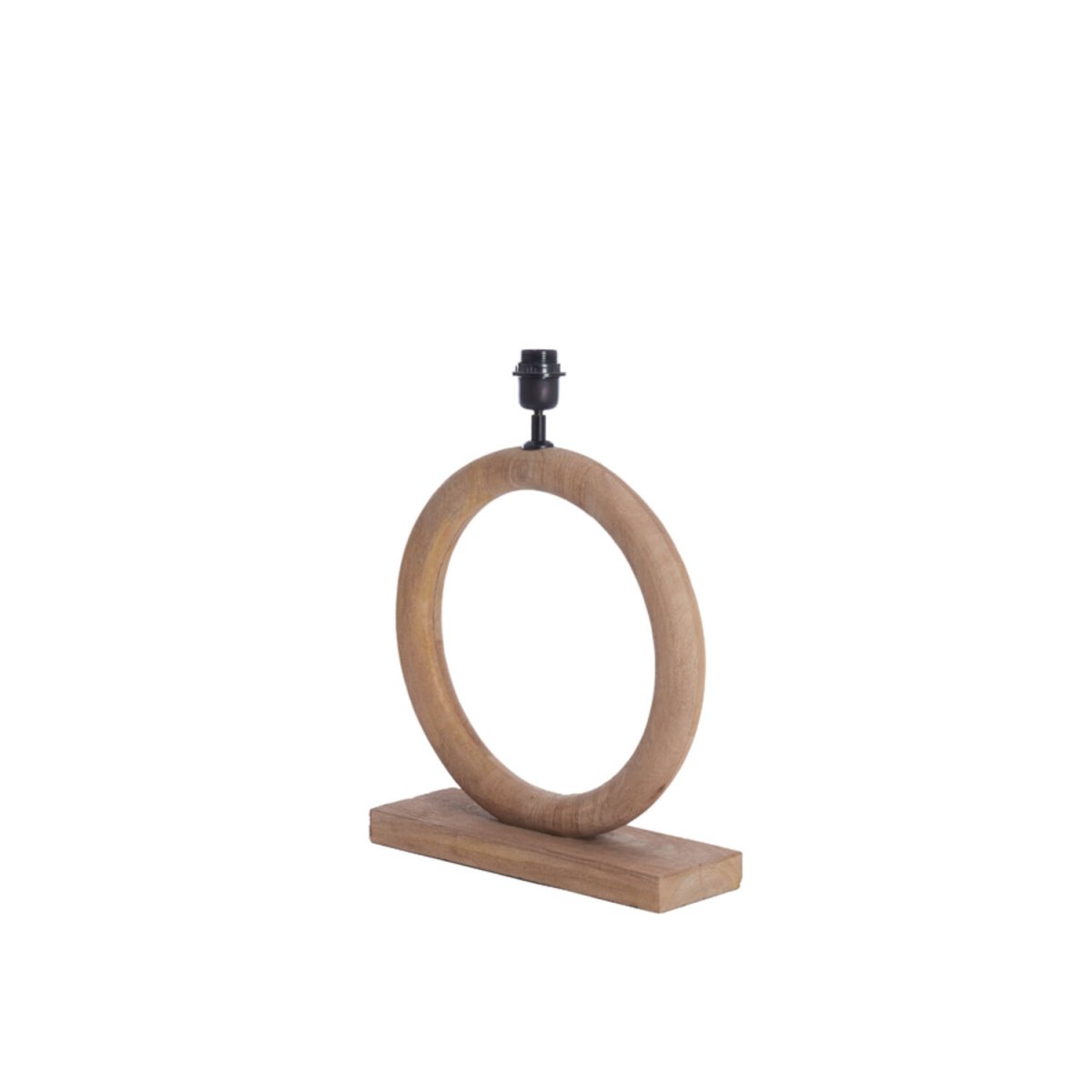 Nubia 44cm Trä från Light & Living - Tillverkad i vackert tr&auml; med en mjukt rundad form, skapar denna lampfot en harmonisk och jordn&auml;ra k&auml;nsla.