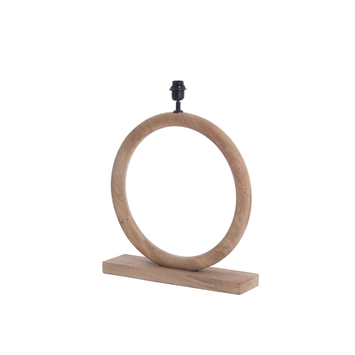 Nubia 54cm Trä från Light & Living - Tillverkad i vackert tr&auml; med en mjukt rundad form, skapar denna lampfot en harmonisk och jordn&auml;ra k&auml;nsla.