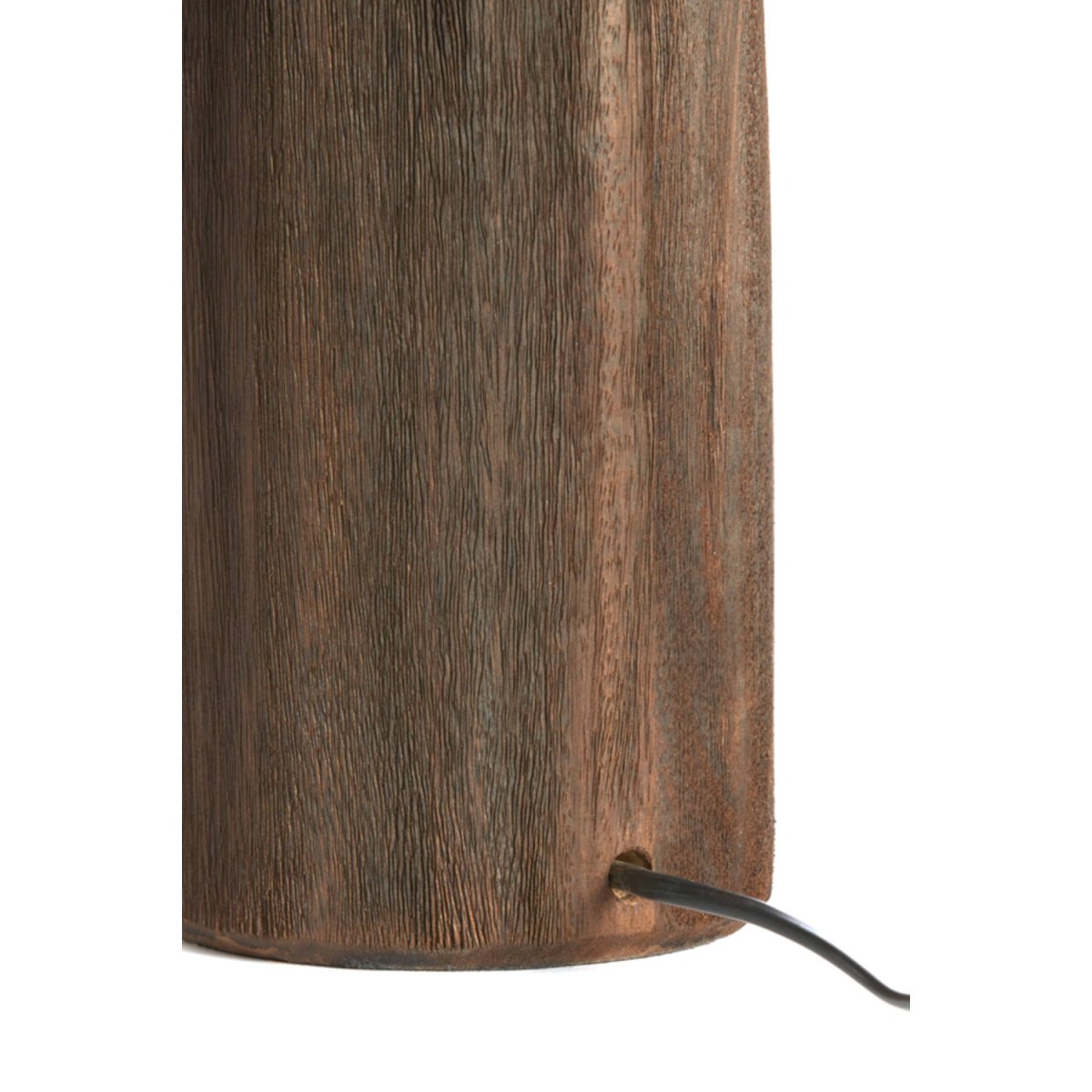 Trapani 35cm Trä från Light & Living - Den avsmalnande formen och de vackra tr&auml;&aring;dringarna ger en varm och organisk k&auml;nsla som passar perfekt i b&aring;de moderna och lantliga interi&ouml;rer.