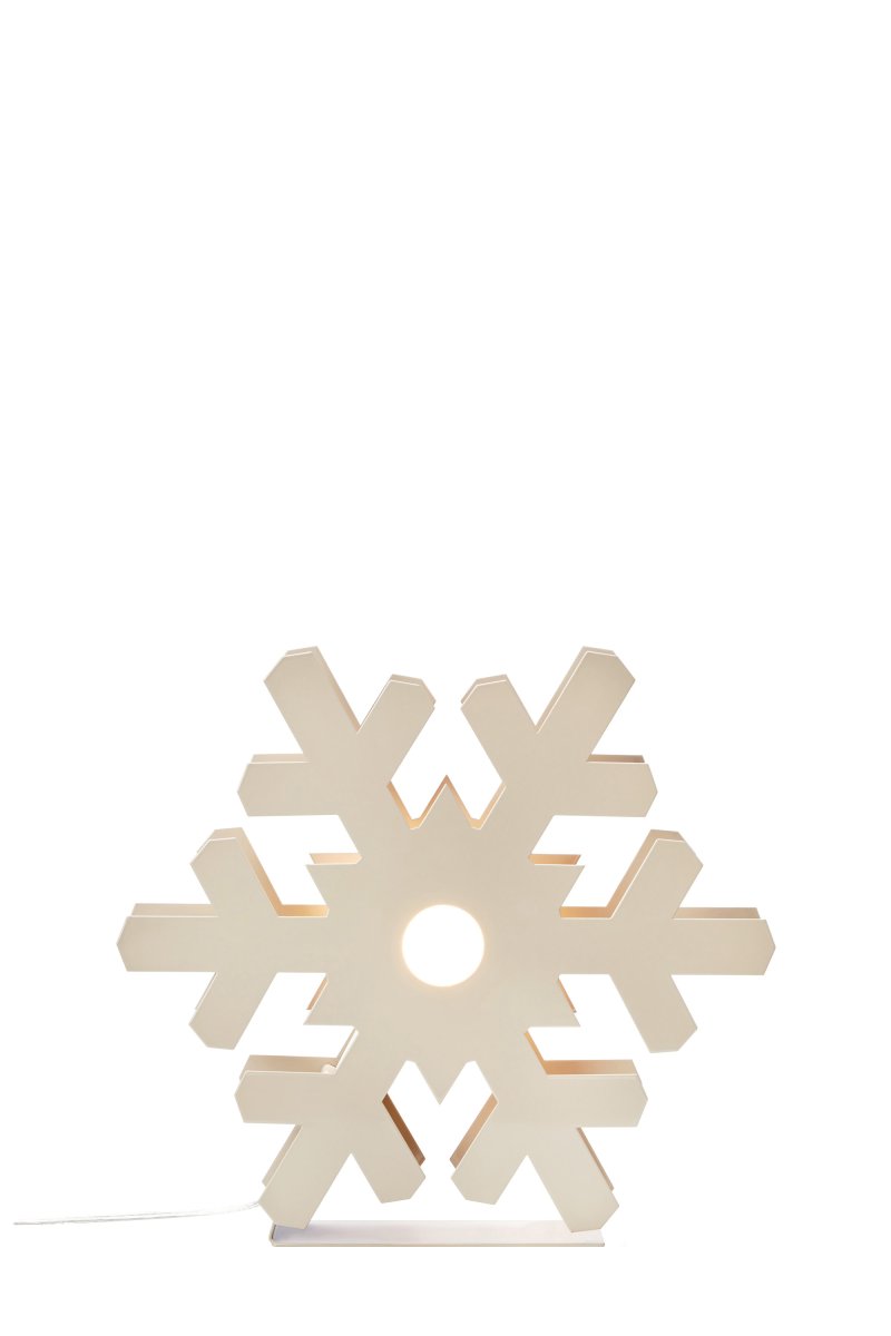 Origo Ø37 Greige från Markslöjd - Origo formad som en sn&ouml;stj&auml;rna har en stilren och modern design av metall i en greige f&auml;rg som skapar en mysig k&auml;nsla i hemmet.