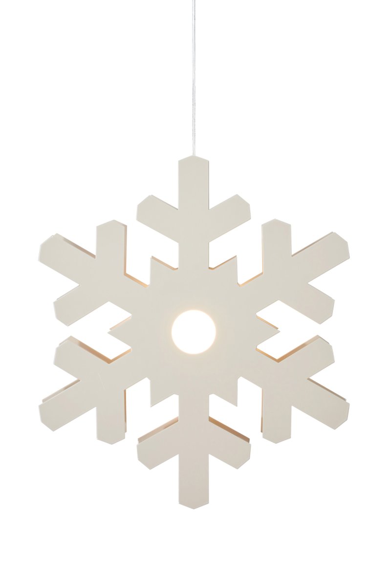 Origo Ø37 Greige från Markslöjd - Origo formad som en sn&ouml;stj&auml;rna har en stilren och modern design av metall i en greige f&auml;rg som skapar en mysig k&auml;nsla i hemmet.