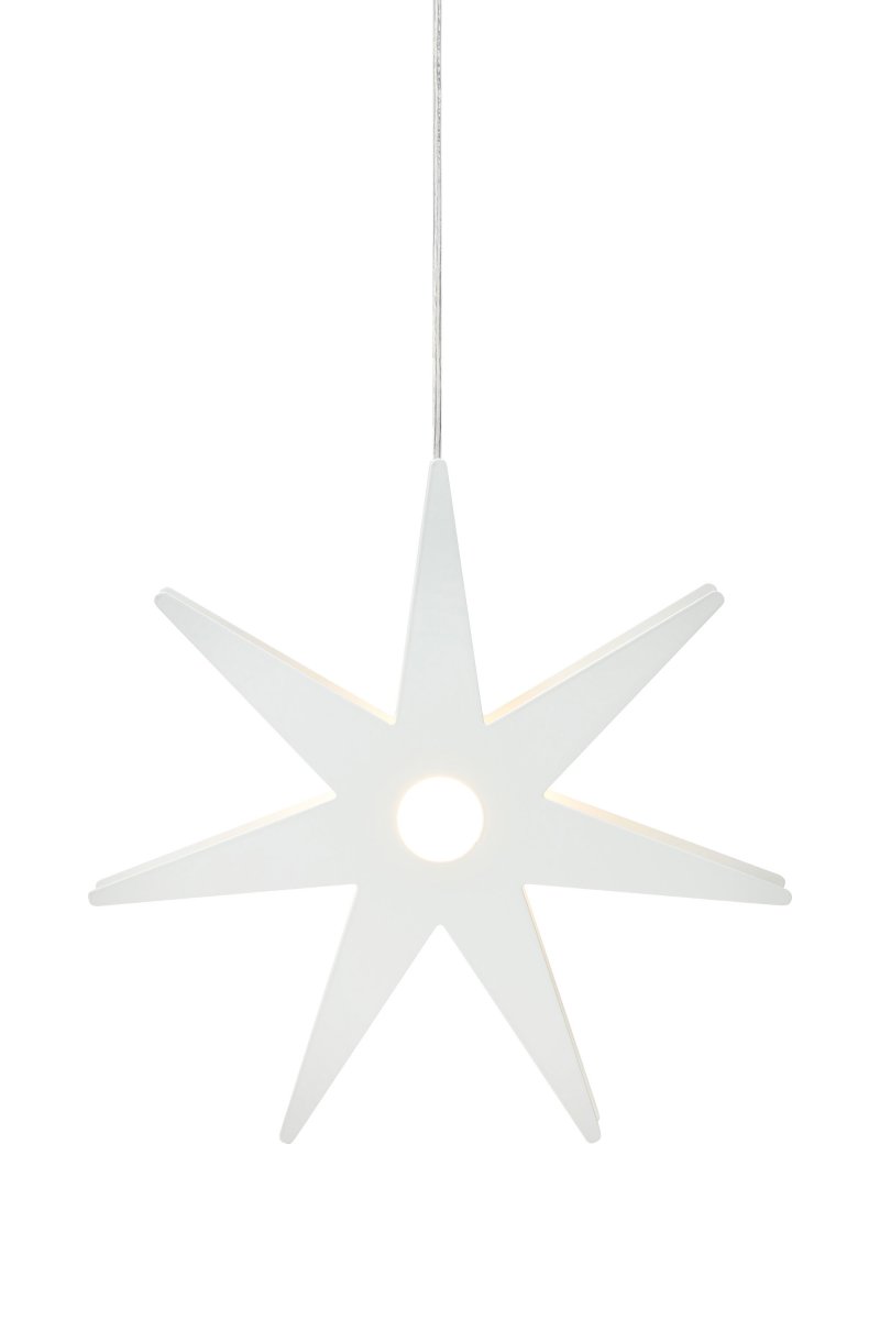 Origo Ø37 Vit från Markslöjd - Adventsstj&auml;rnan Origo &auml;r en stilren och modern julstj&auml;rna i vit metall som skapar en mysig k&auml;nsla i hemmet.