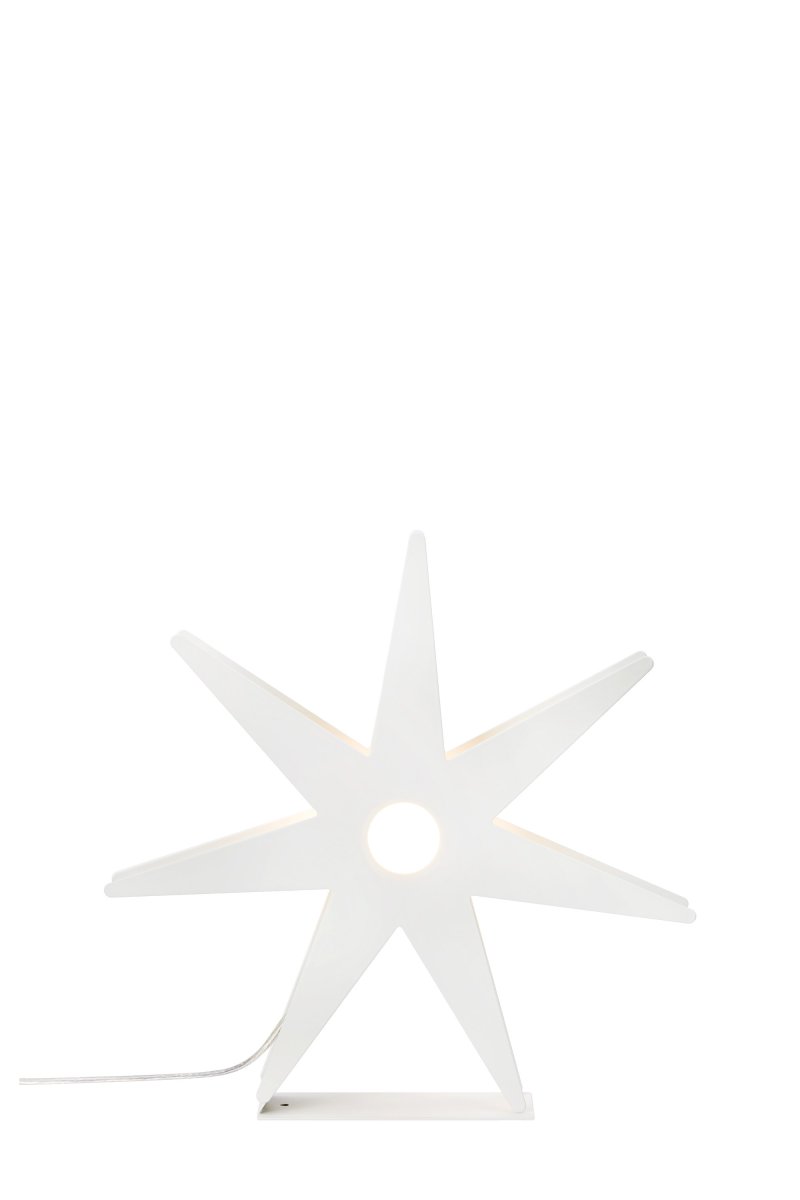 Origo Ø37 Vit från Markslöjd - Adventsstj&auml;rnan Origo &auml;r en stilren och modern julstj&auml;rna i vit metall som skapar en mysig k&auml;nsla i hemmet.