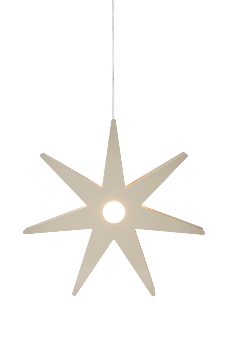 Origo Ø37 Greige från Markslöjd - Adventsstj&auml;rnan Origo &auml;r en stilren och modern julstj&auml;rna av metall i greige f&auml;rg som skapar en mysig k&auml;nsla i hemmet.