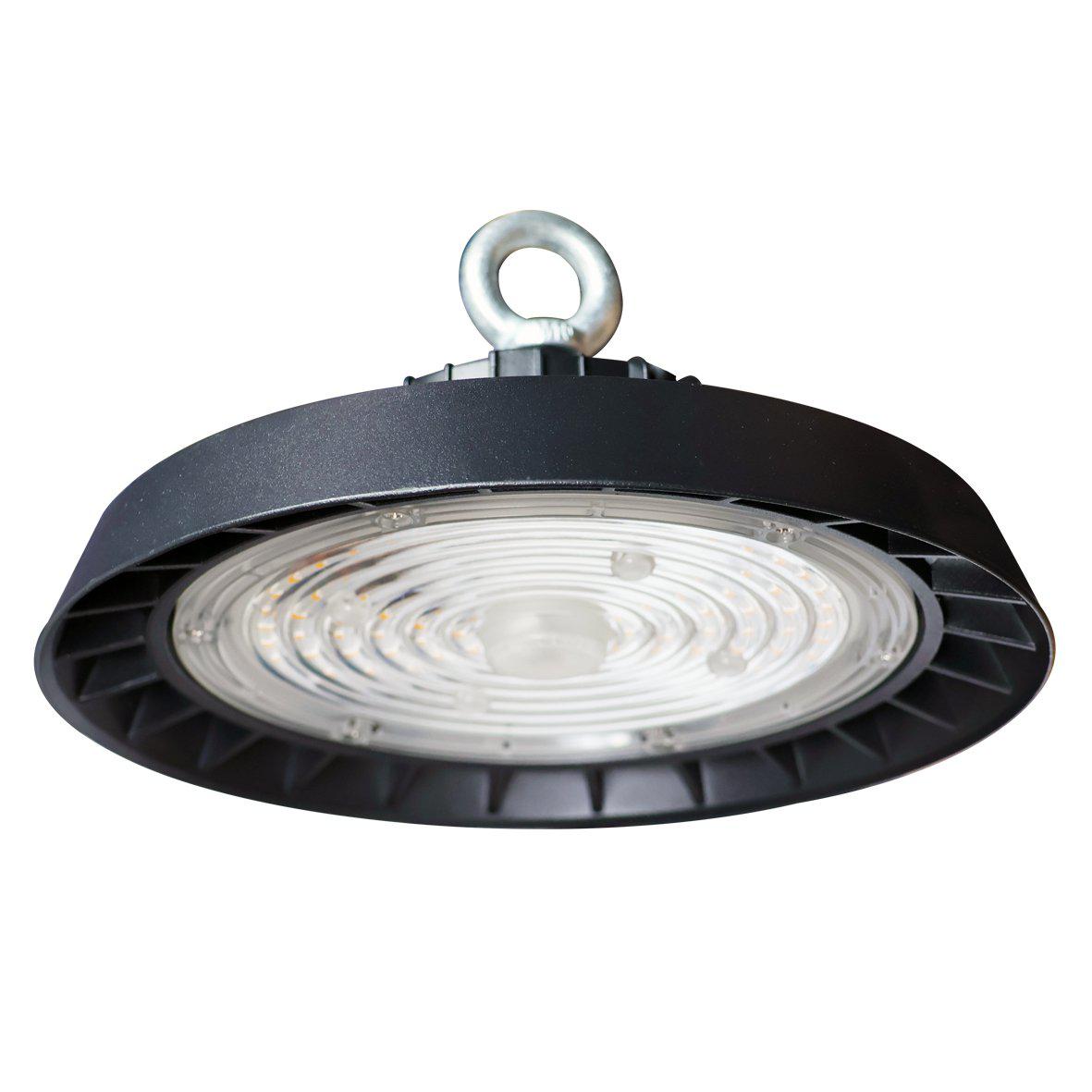 Highy High Bay 100W 4000K Svart från Designlight - Levereras med 24cm kabel f&ouml;r 230V, inkl &ouml;gla f&ouml;r upph&auml;ngning.