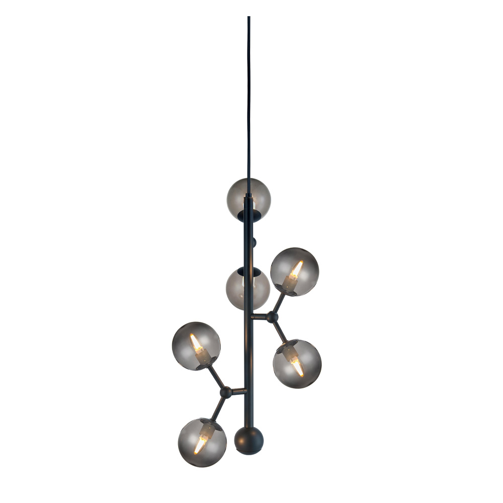 Halo Design - Atom vertical Ø30 - Taklampa - Svart