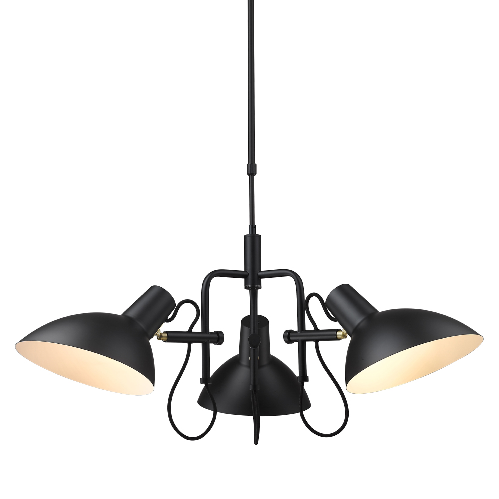 Metropole Ø73 Svart taklampa från Halo Design - Metropole serien &auml;r en komplett och funktionell familj av lampor med en utm&auml;rkande och industriell stil.