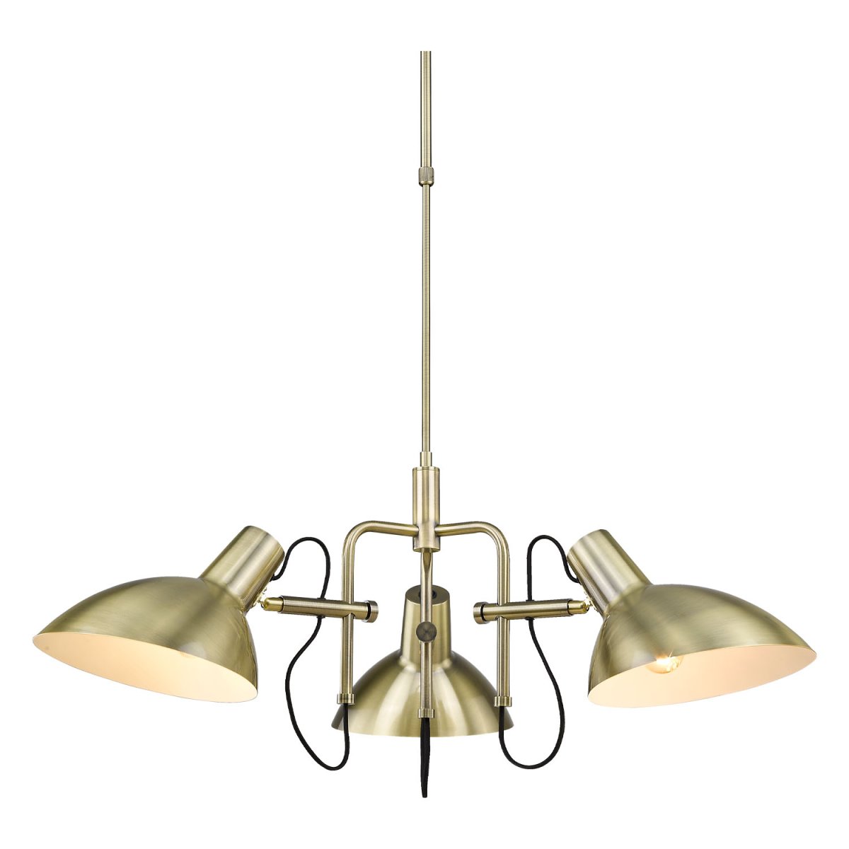 Zoom bild av Metropole Ø73 Antikmässing taklampa från Halo Design - Metropole serien &auml;r en komplett och funktionell familj av lampor med en utm&auml;rkande och industriell stil.