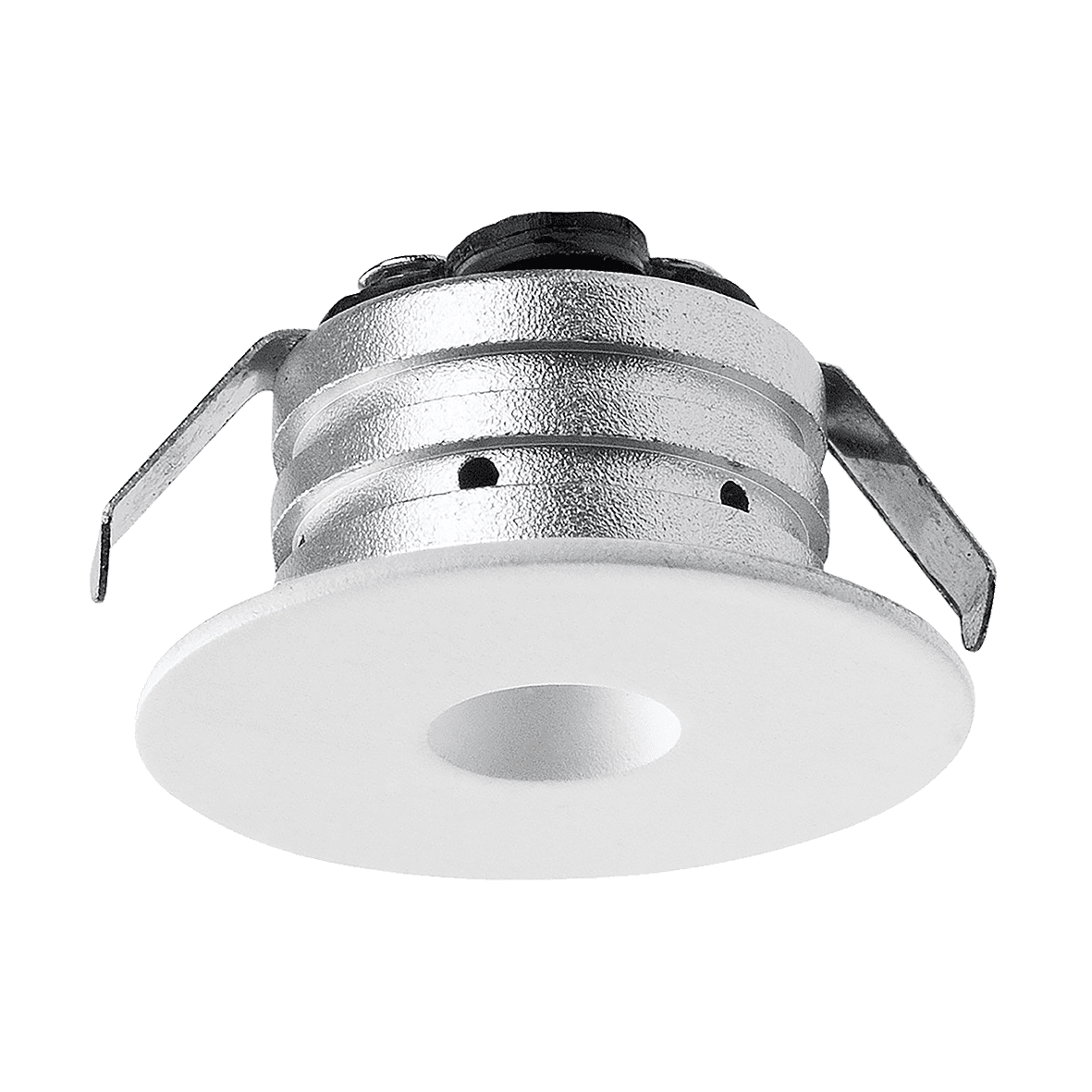 P-132 Mini Downlight 3000K Vit från Designlight - Dioden &auml;r placerad en bit in i armaturen f&ouml;r att minimera bl&auml;ndning.