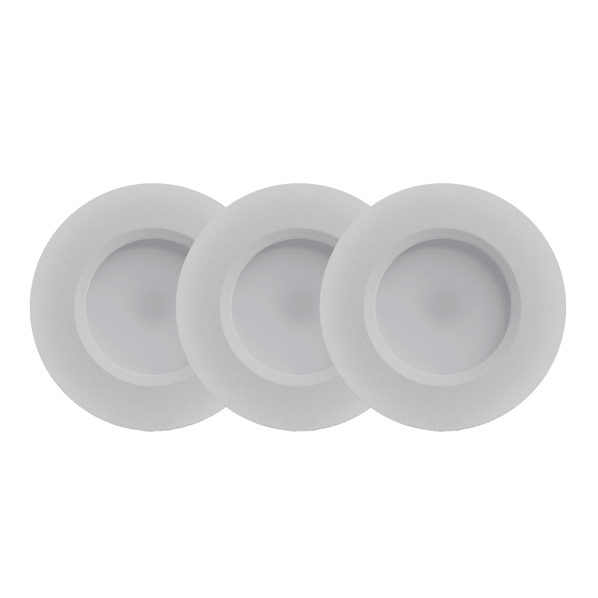 QB-307 Downlight 2700K 3-pack Vit från Designlight - Den breda spridningsvinkeln (90) och det l&aring;ga inbyggnadsdjupet (13mm) ger ett j&auml;mnt och behagligt ljus med m&aring;nga anv&auml;ndningsomr&aring;den.
