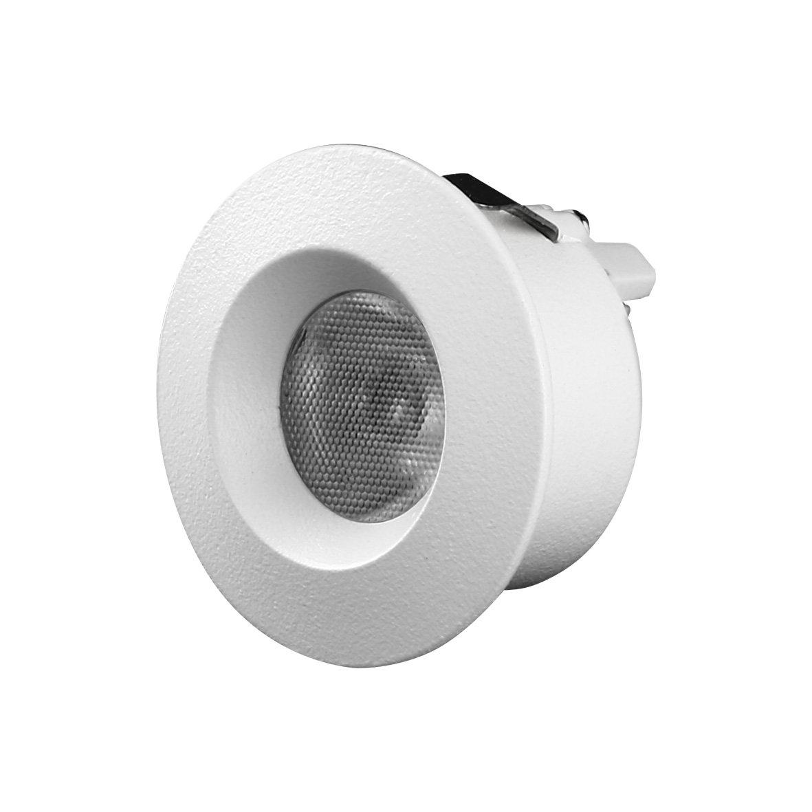Q-20 Mini Downlight 3000K 10-pack Vit från Designlight - Denna downlight kan med f&ouml;rdel installeras i f&ouml;nstersmygar och sk&aring;p och har ett minimalt inbyggnadsdjup p&aring; endast 19mm.
