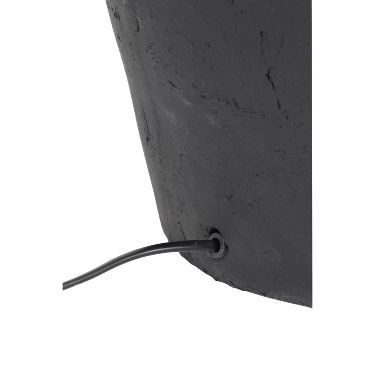 Etna 40cm Svart från Light & Living - Denna gedigna lampfot i keramik har en vacker mattsvart finish och en mjukt rundad form som skapar ett harmoniskt och elegant uttryck.