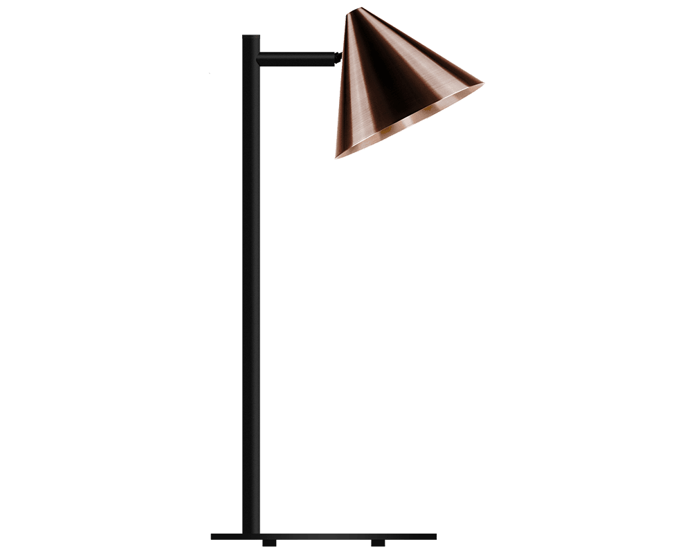 Westal - Tratt Micro 57cm - Bordslampa - Mörkoxiderad koppar