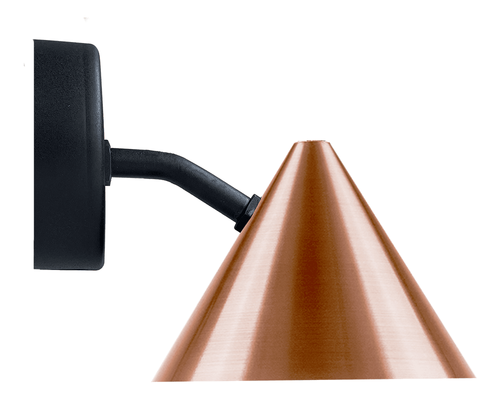 Tratt Micro LED Råkoppar utelampa från Westal - Tratt micro LED &auml;r en stilren och tidl&ouml;s v&auml;ggarmatur, en modern tolkning av den klassiska Tratt.