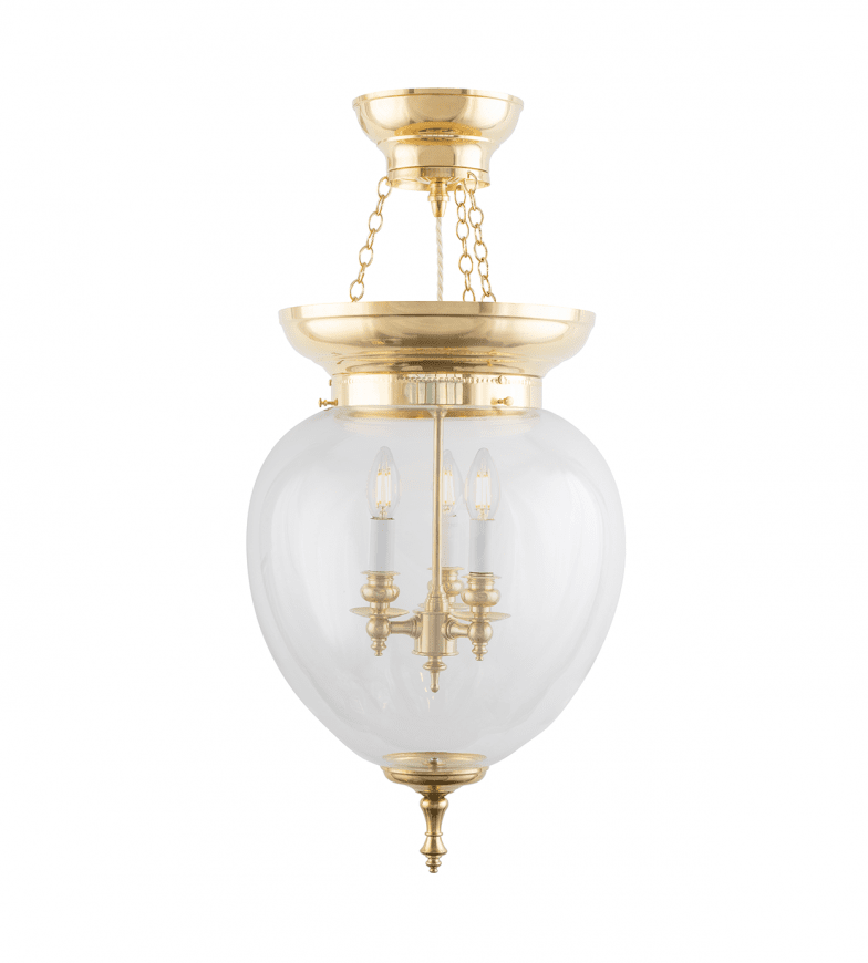 Rydberg ampel Mässing från Karlskrona lampfabrik - &Ouml;nskar man g&aring; in med kuloledning fr&aring;n sidan borrar man upp ett h&aring;l i m&auml;ssingskanten.