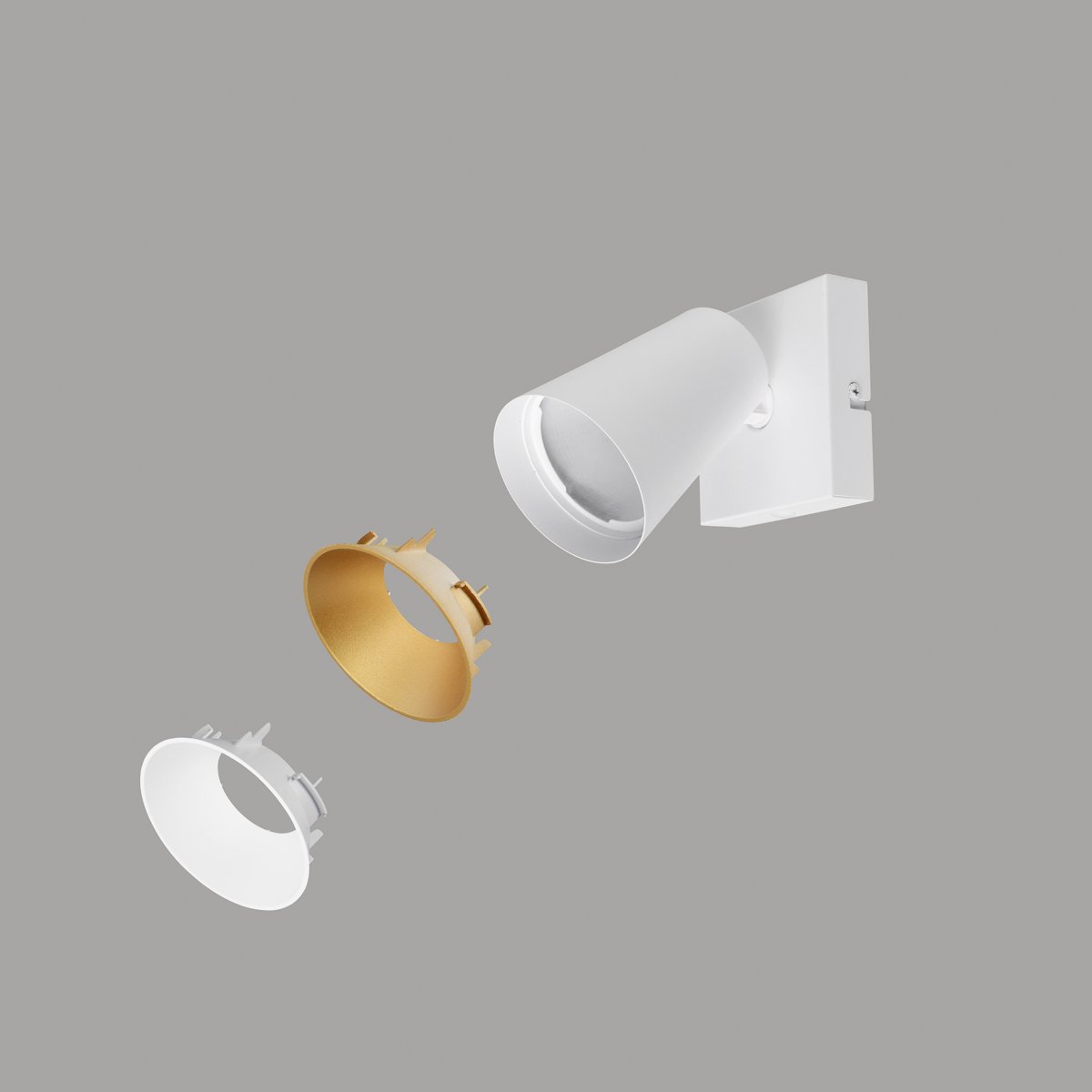 Sharp Vit läslampa från Trio Lighting - &nbsp;Lampan kan ocks&aring; t&auml;ndas och sl&auml;ckas med en str&ouml;mbrytaren p&aring; v&auml;ggf&auml;stet som ett alternativ till den vanliga str&ouml;mbrytaren.