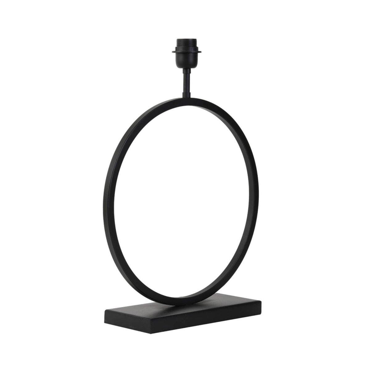 Liva 53cm Svart från Light & Living - Den runda formen och den mattsvarta metallfinishen ger lampfoten ett stilrent och sofistikerat uttryck.